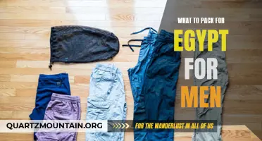 Essential Items to Pack for Men Traveling to Egypt