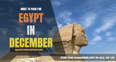 Essential Items to Pack for a December Trip to Egypt