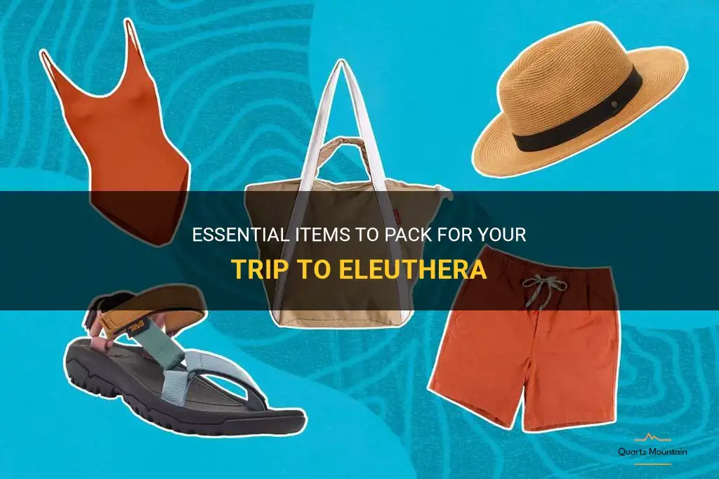 what to pack for eleuthera