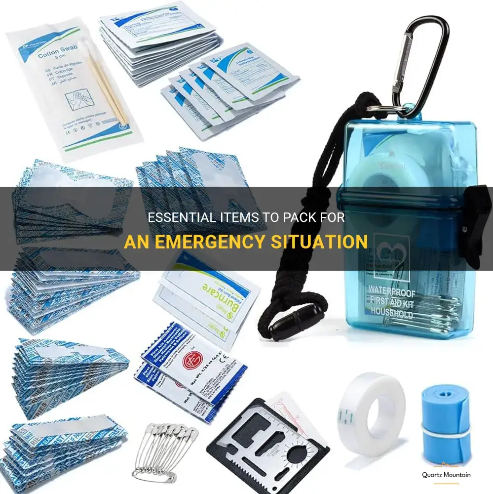 what to pack for emergency
