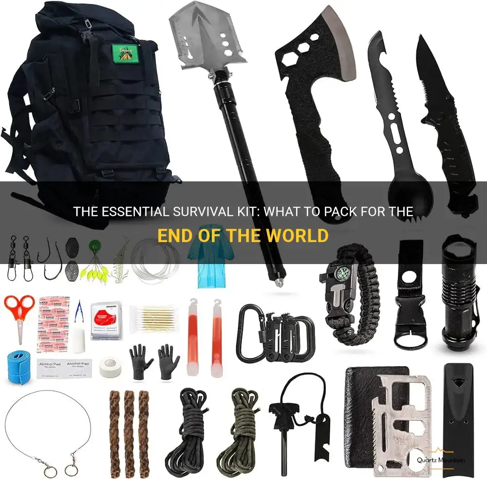 what to pack for end of the world
