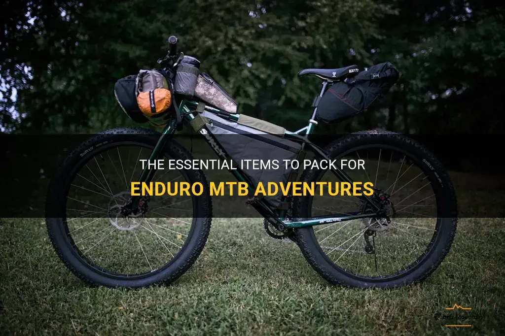 what to pack for enduro mtb
