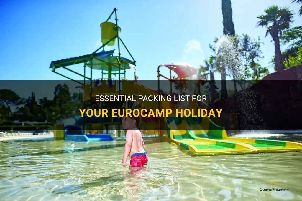what to pack for eurocamp holiday