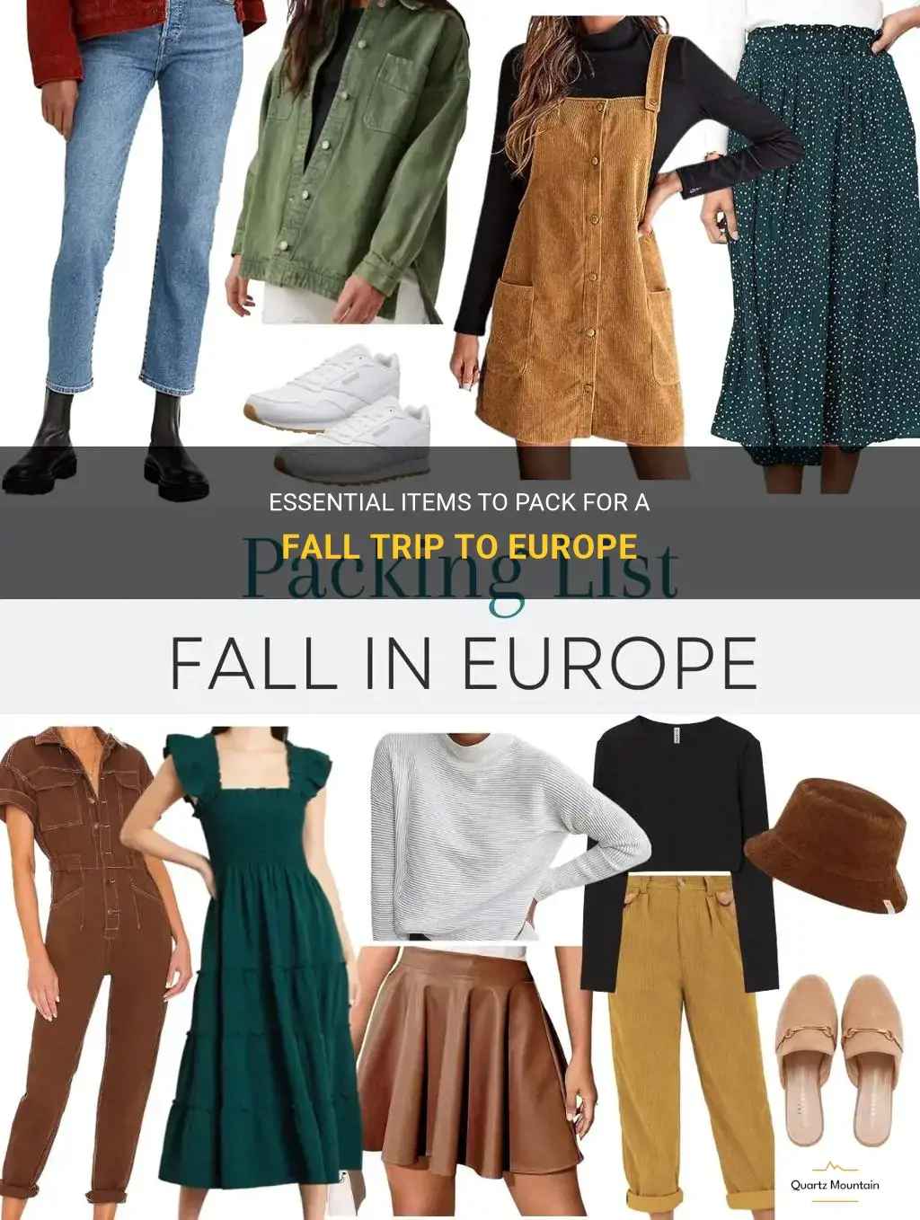 what to pack for europe fall