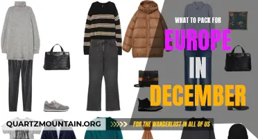 The Essential Packing Guide for Europe in December