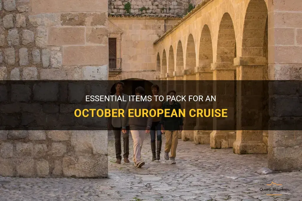 what to pack for european cruise in October