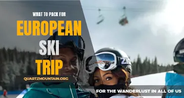 Essential Items to Pack for a Memorable European Ski Trip