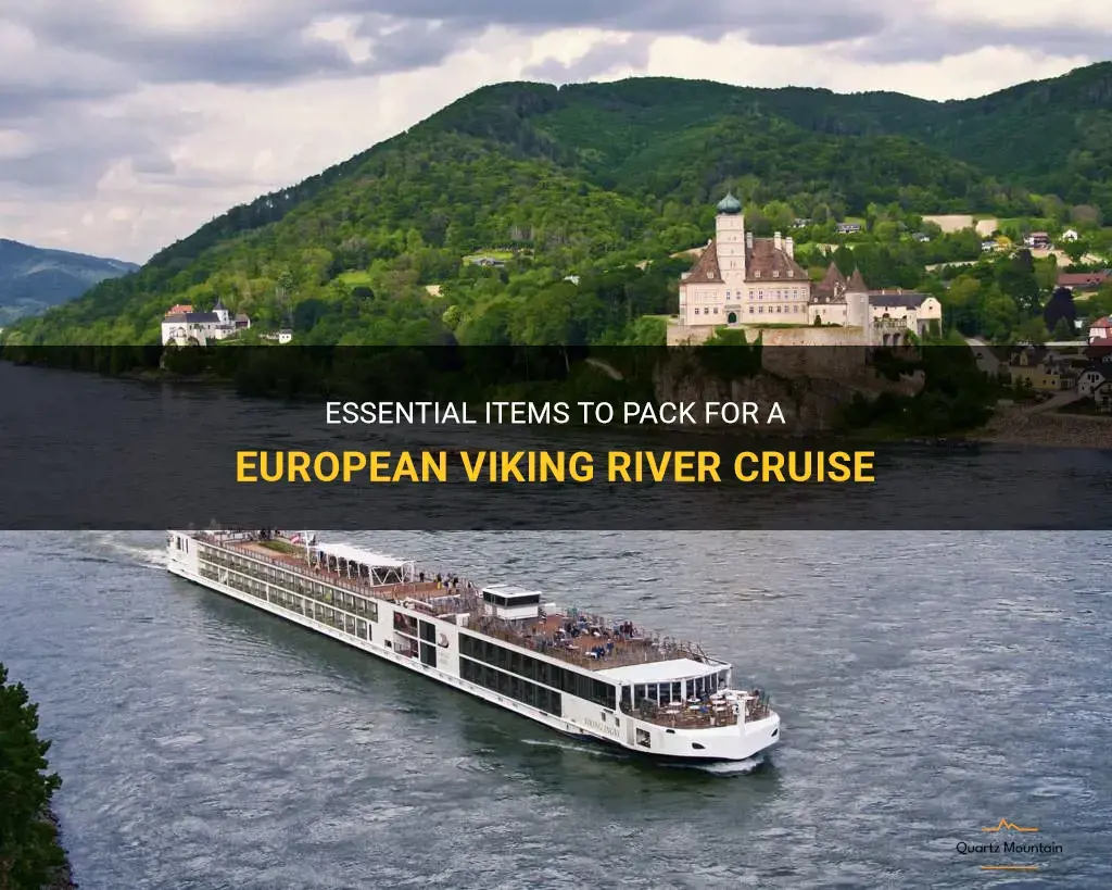 what to pack for european viking river cruise