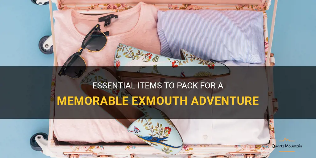 what to pack for exmouth