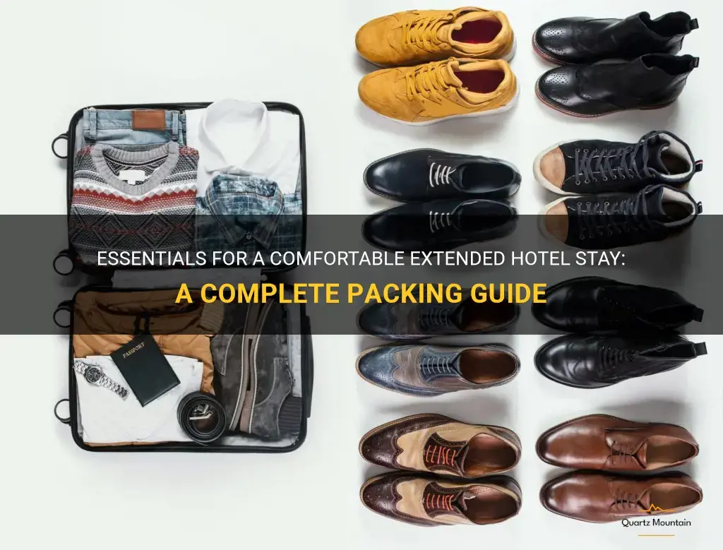 what to pack for extended hotel stay