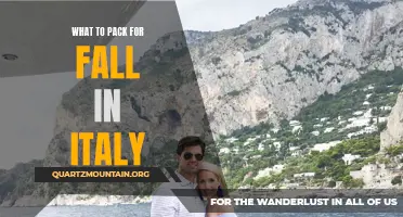 Essential Packing List for a Fabulous Fall Getaway in Italy