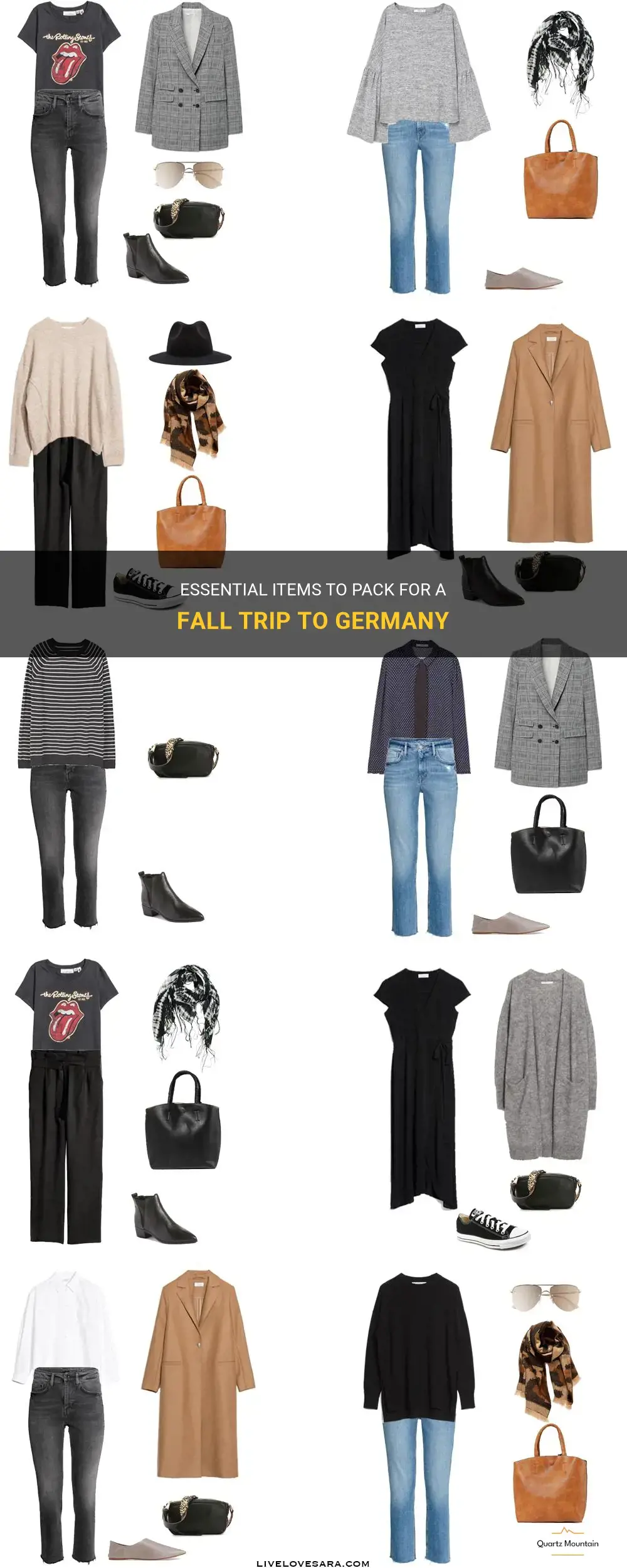 what to pack for fall trip to germany