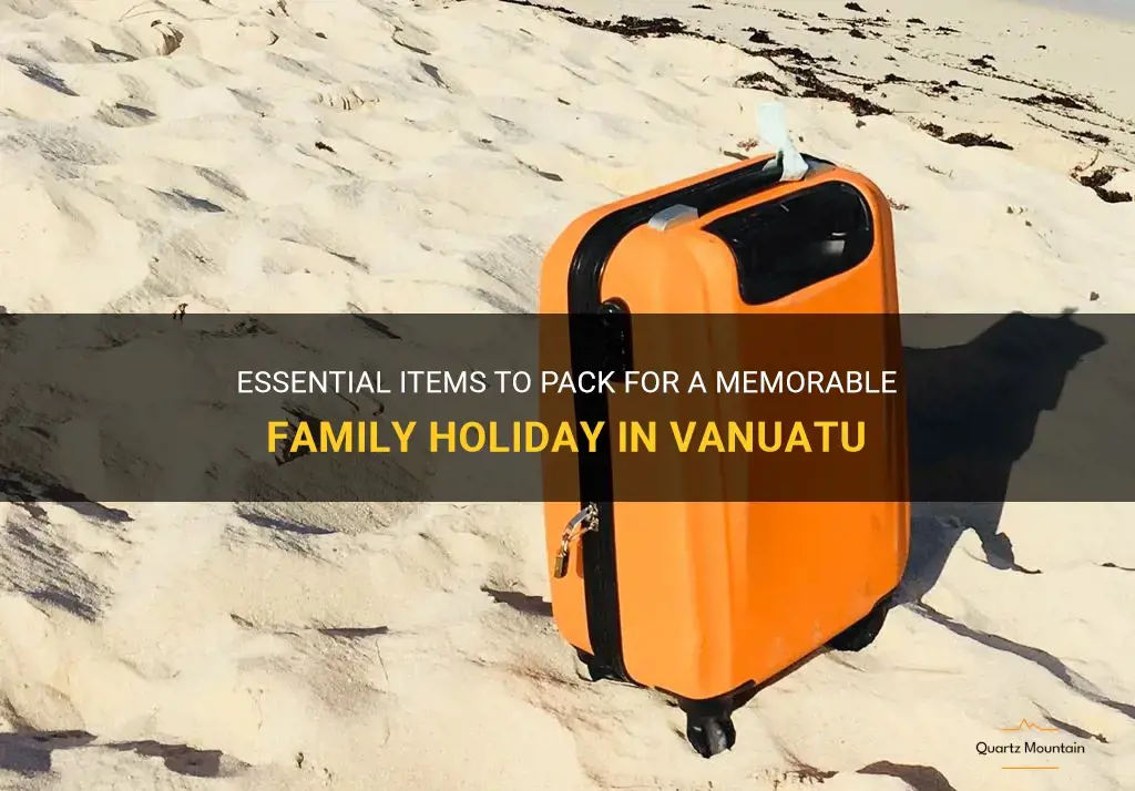 what to pack for family holiday in vanuatu