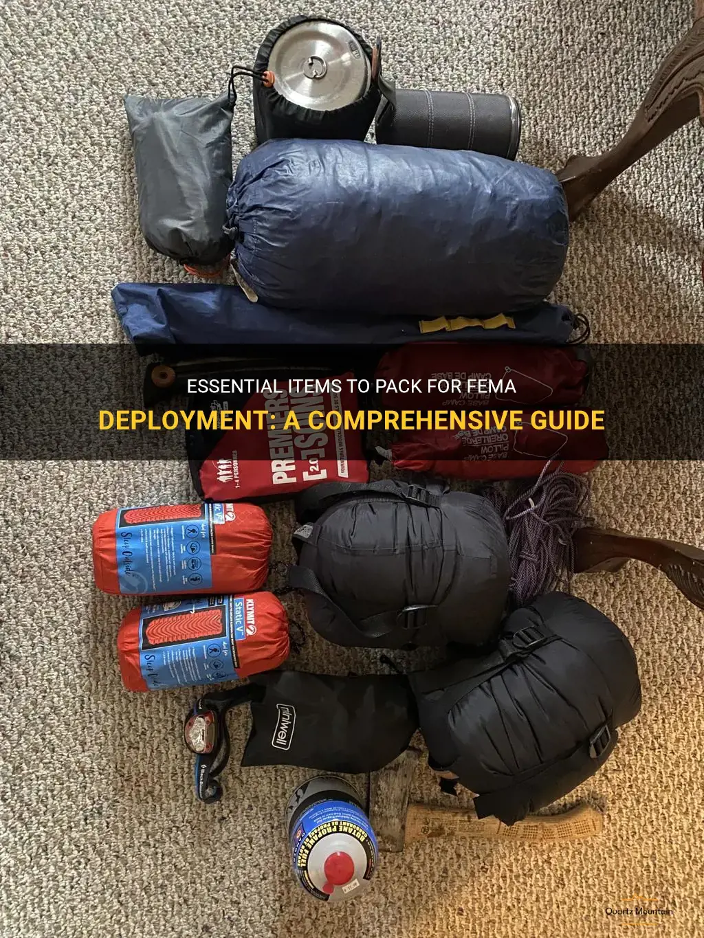 what to pack for fema deployment