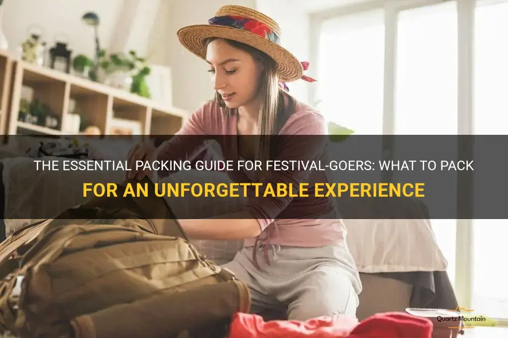 what to pack for festivals