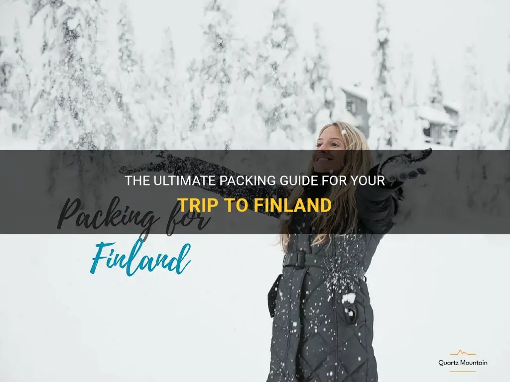 what to pack for finland