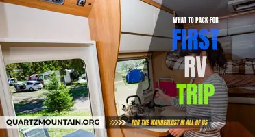 Essential Items to Pack for Your First RV Trip
