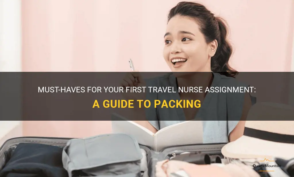 what to pack for first travel nurse assignment