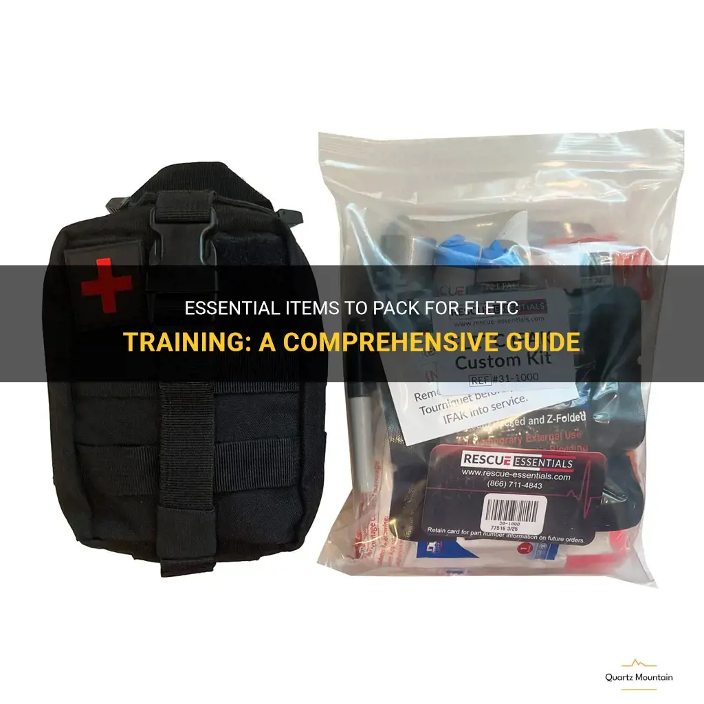 what to pack for fletc