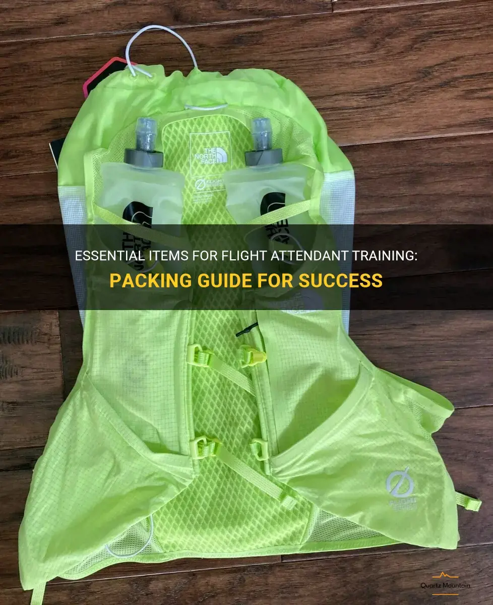 what to pack for flight attendant training
