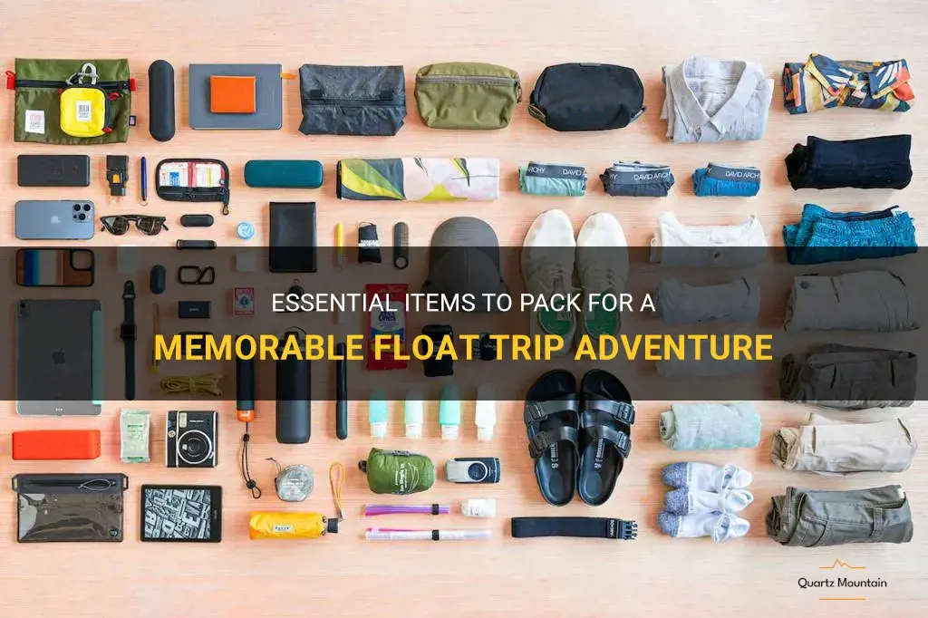 what to pack for float trip