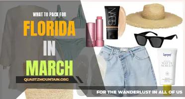 Essential Items to Pack for a Trip to Florida in March