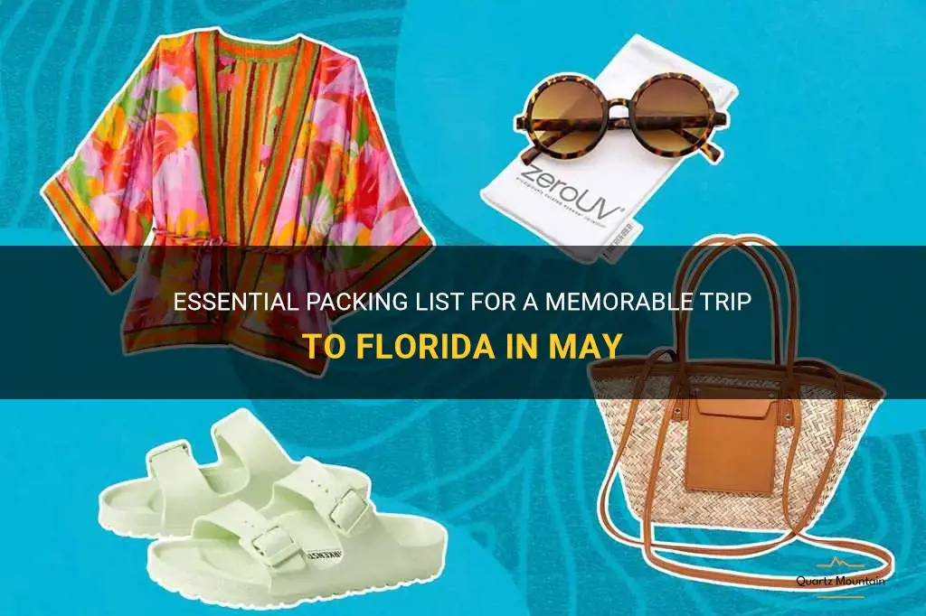 what to pack for florida in may