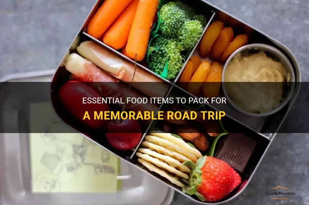 what to pack for food on a road trip