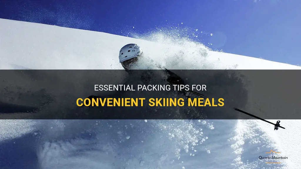what to pack for food on skiing