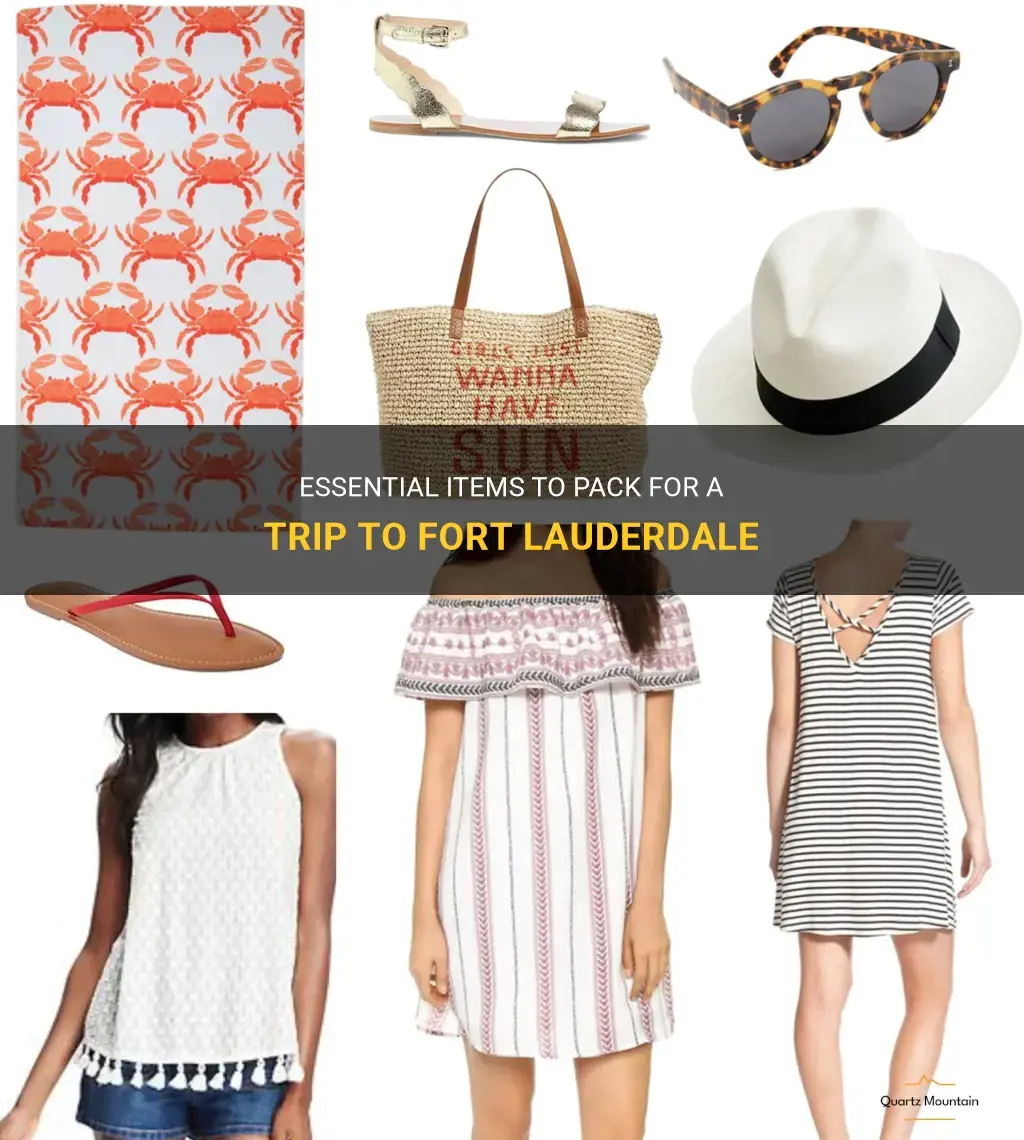 what to pack for fort lauderdale