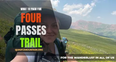 Essential Items to Pack for the Four Passes Trail Hike