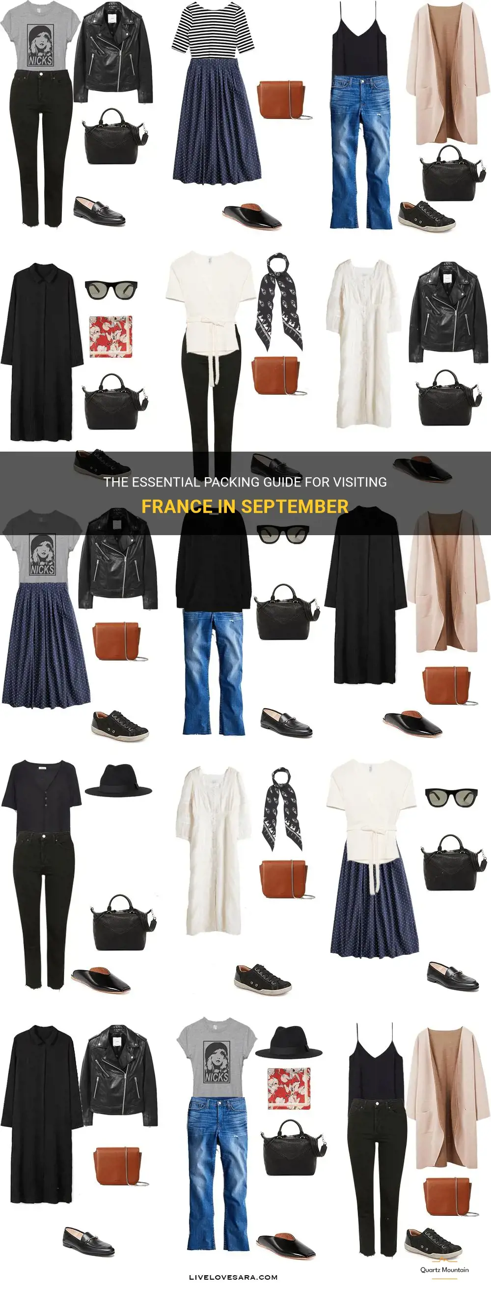 what to pack for france in September