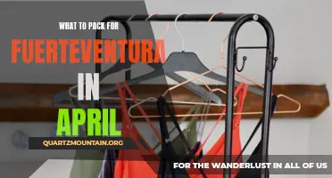 Essential Items to Pack for a Memorable Fuerteventura Adventure in April
