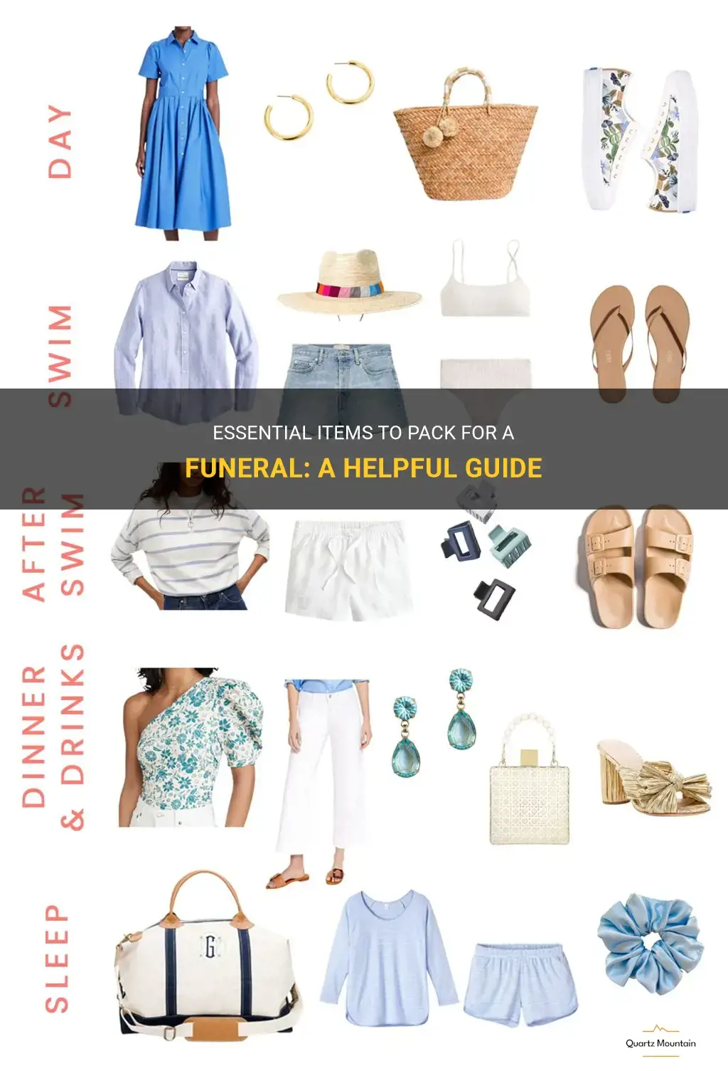 what to pack for funeral