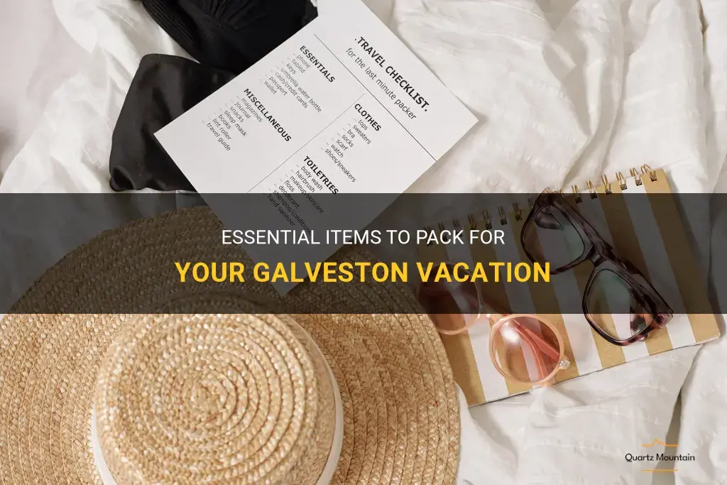 what to pack for galveston