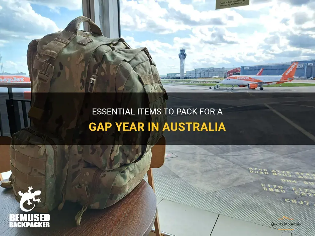 what to pack for gap year in australia
