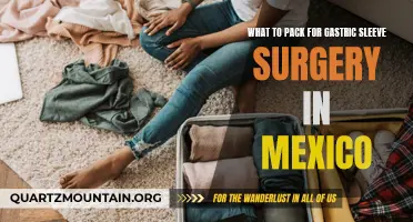 Essential Items to Pack for Gastric Sleeve Surgery in Mexico