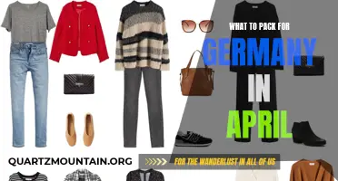 The Essential Packing Guide for a Trip to Germany in April