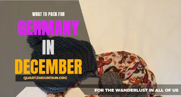 Essential Items to Pack for Traveling to Germany in December