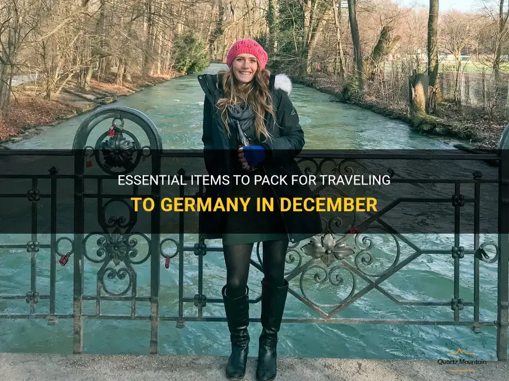 what to pack for germany in december