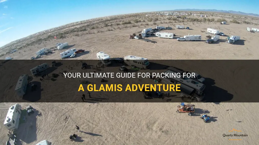 what to pack for glamis