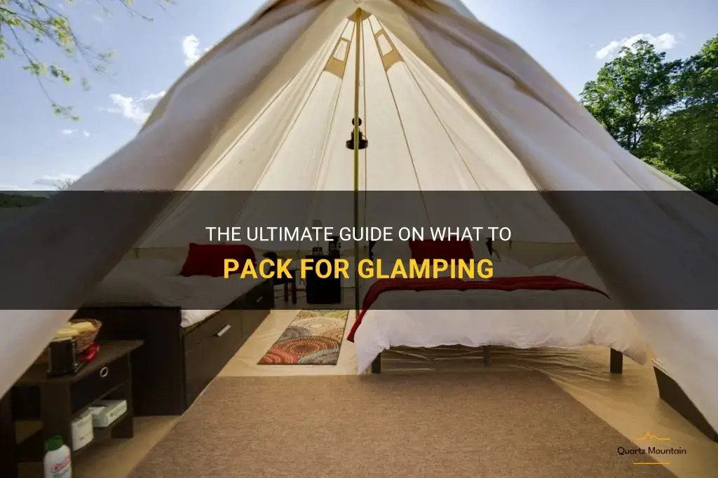 what to pack for glamping
