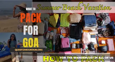 Essential Items to Pack for a Trip to Goa
