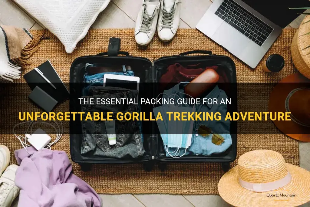 what to pack for gorilla trekking