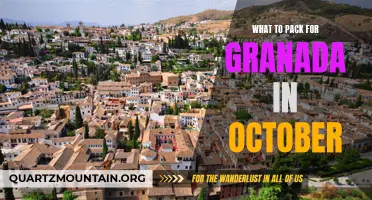Essential Items to Pack for Your October Trip to Granada