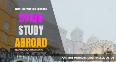 Essential Items to Pack for Studying Abroad in Granada, Spain