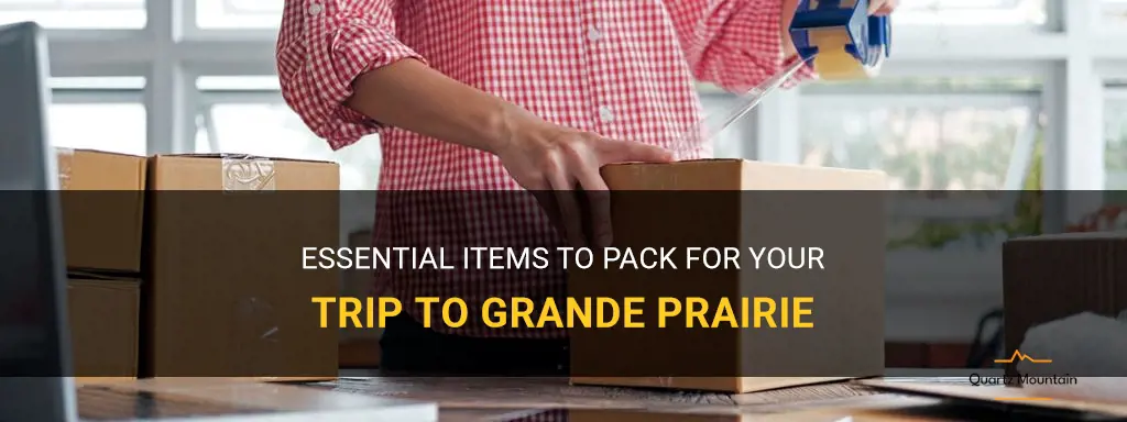 what to pack for grande prairie