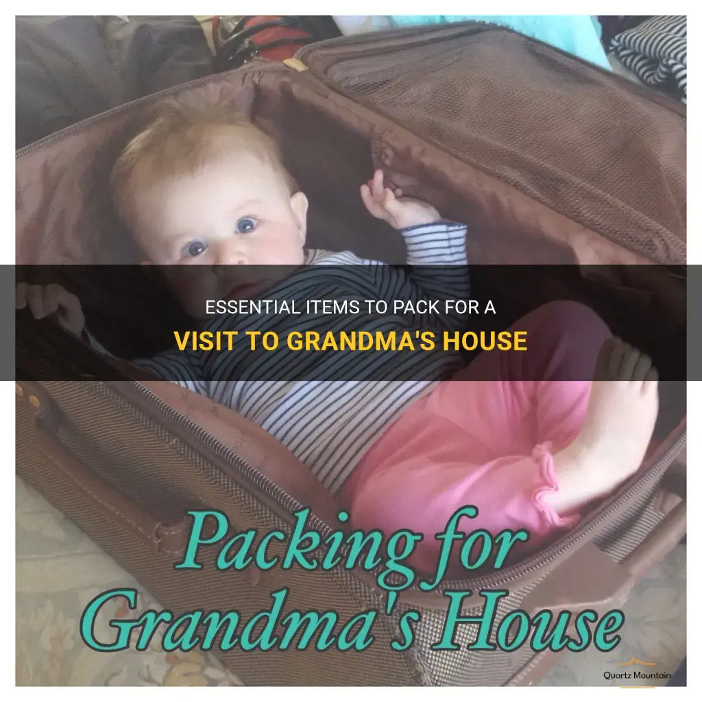 what to pack for grandma