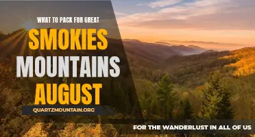 Essential Packing Guide for a Memorable August Trip to the Great Smoky Mountains