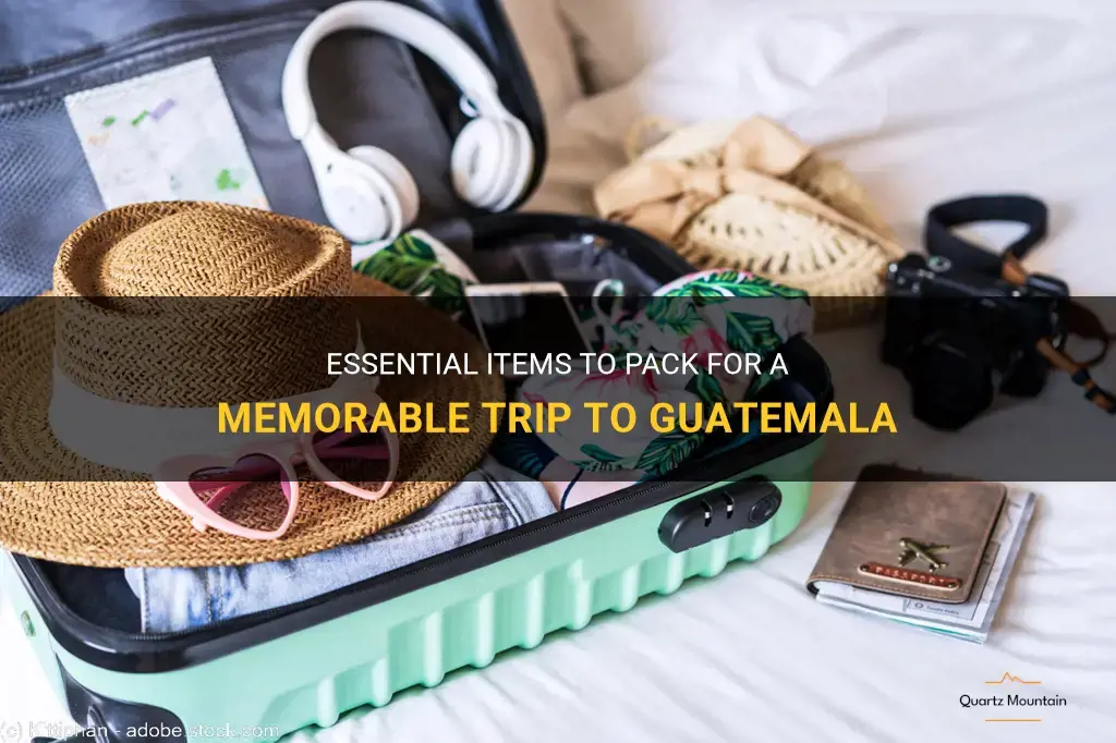 what to pack for guatemala